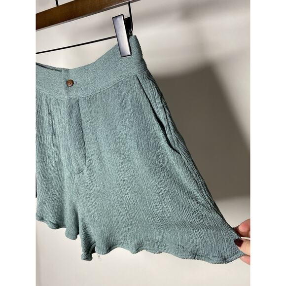 Savannah Morrow The Label Verita Short Aruba Blue Women's Small Boho Artsy NEW - Picture 2 of 7